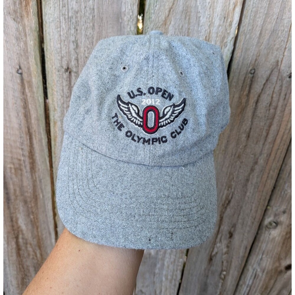 US Open Strapback Hat The Olympic Club 2012 Gray Felt Dad Hat